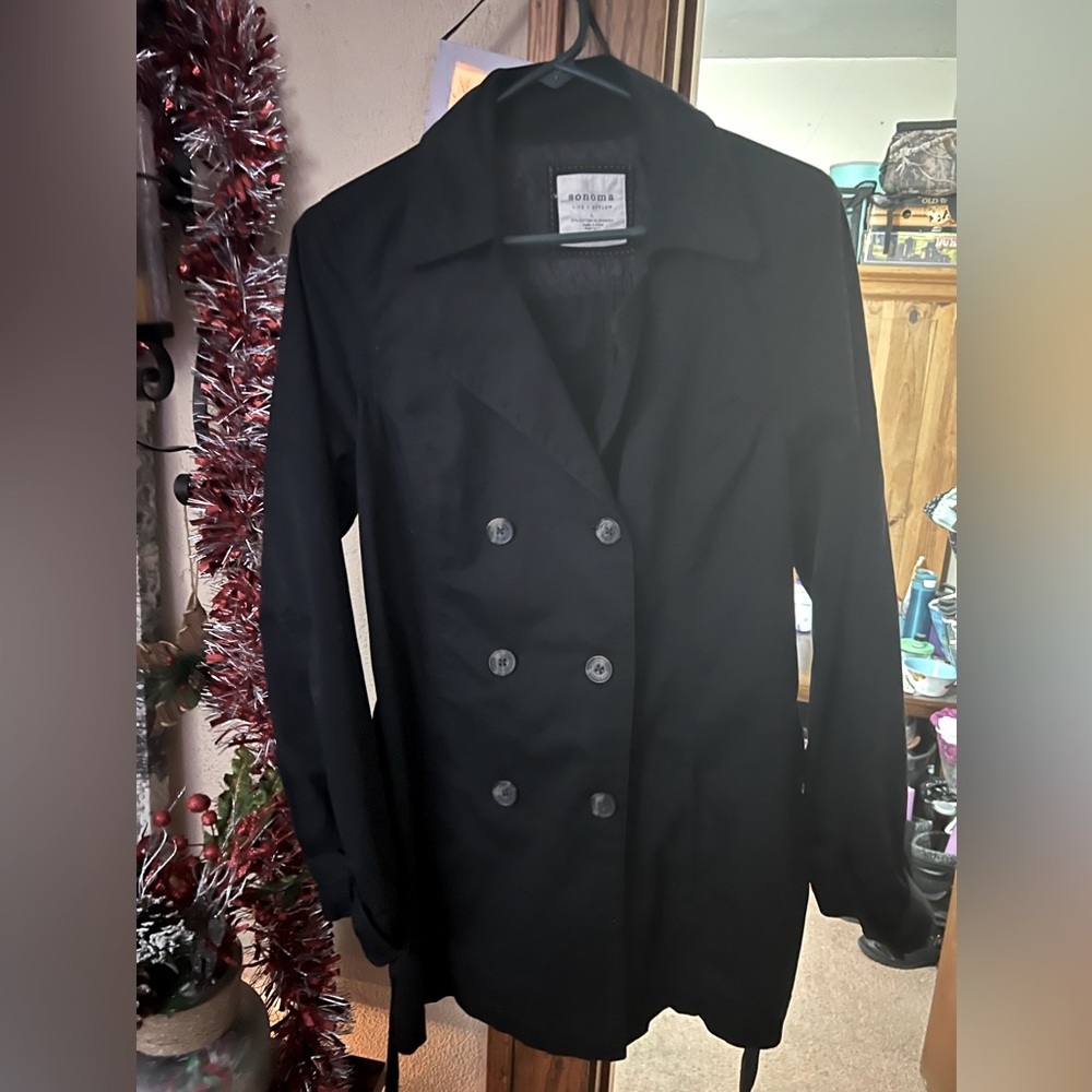 Sonoma Women's Jacket Size Large Black